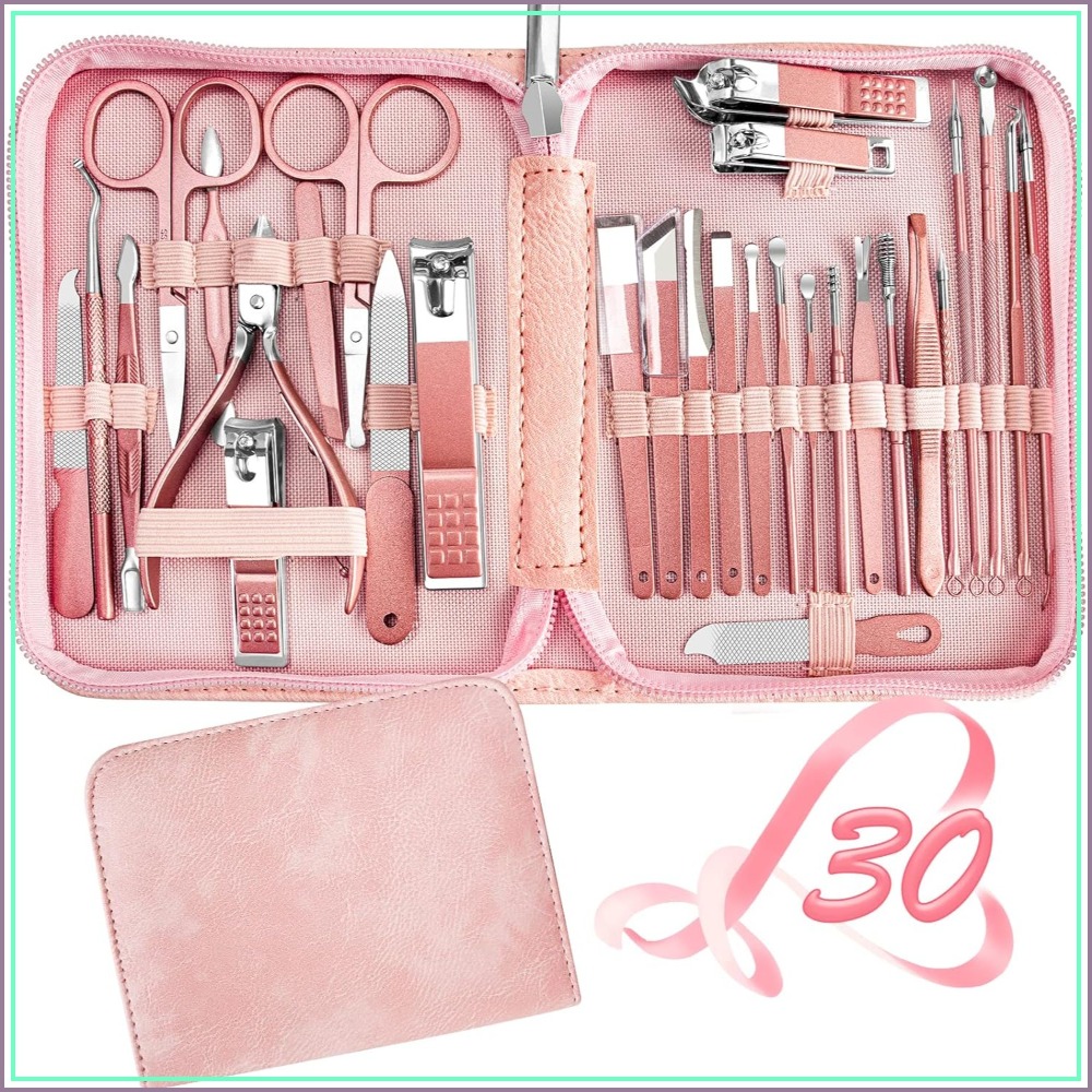 Men'S Grooming Products Kit - Profesjonalny zestaw do manicure 30 w
