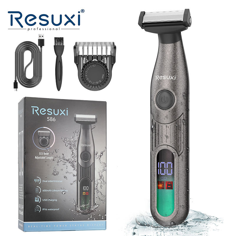 Men'S Grooming Electric Trimmer - Resuxi 586 Premium Męska Golarka Elektryczna