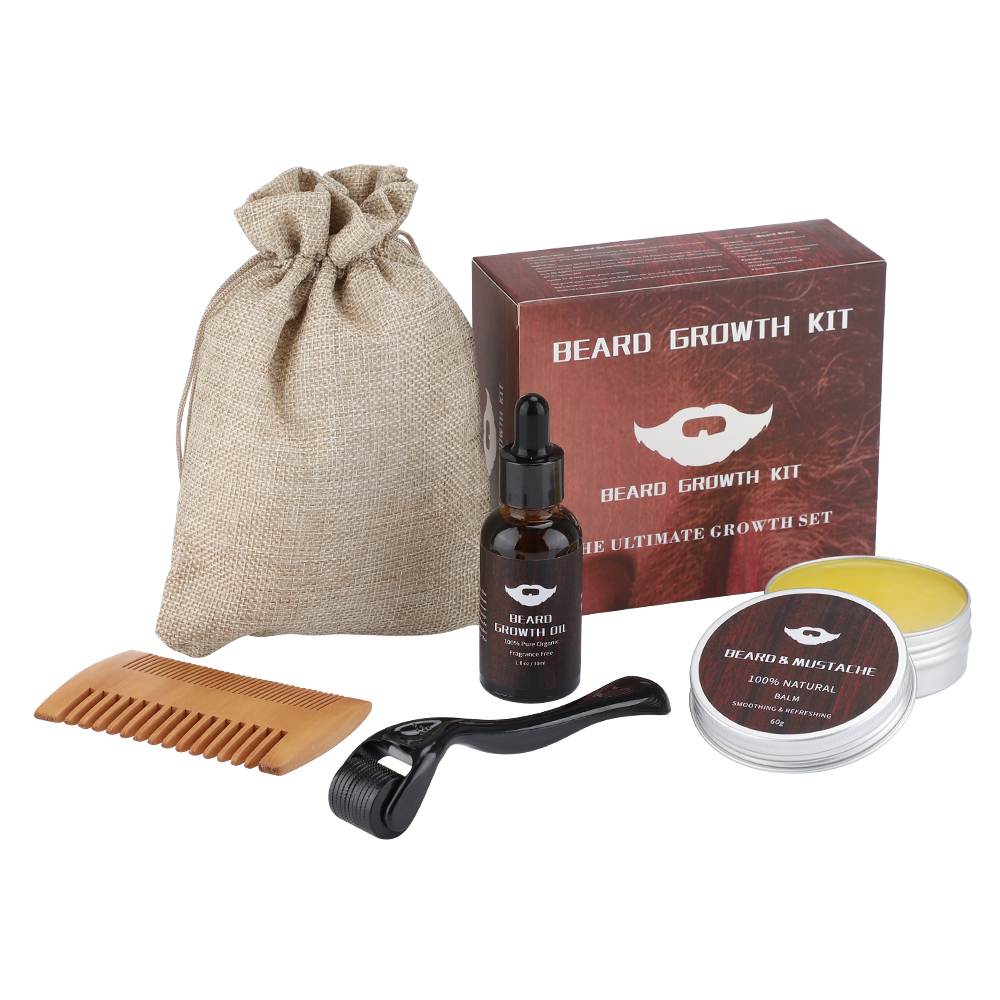 Men'S Grooming Products Kit - Zestaw do wzrostu brody dla mężczyzn