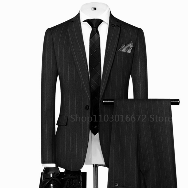 Szare/Czarne Garnitury Męskie  – Men Grooming Outfit recenzja i cena