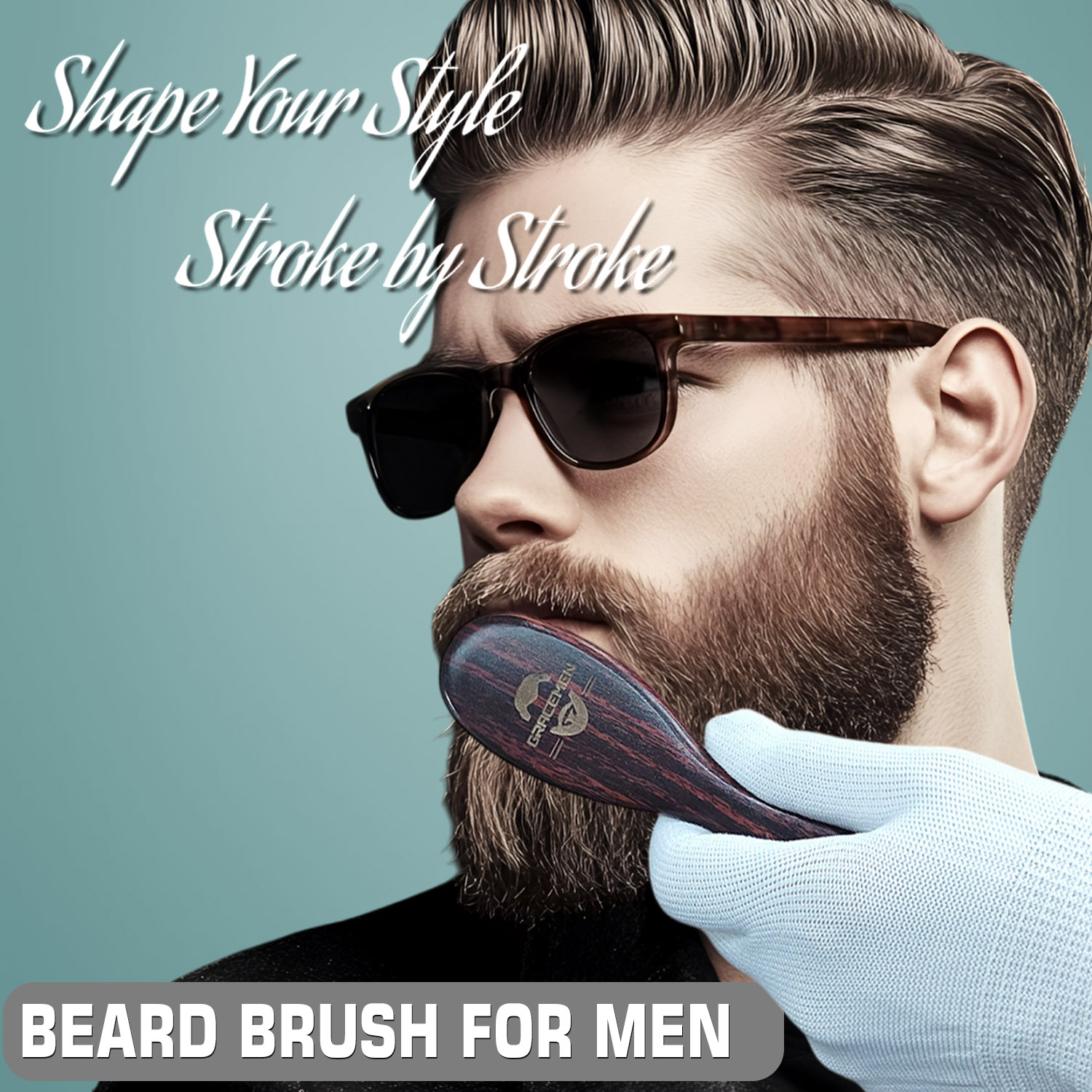 Mini szczotka do brody z włosi – Men'S Grooming Pictures recenzja i cena