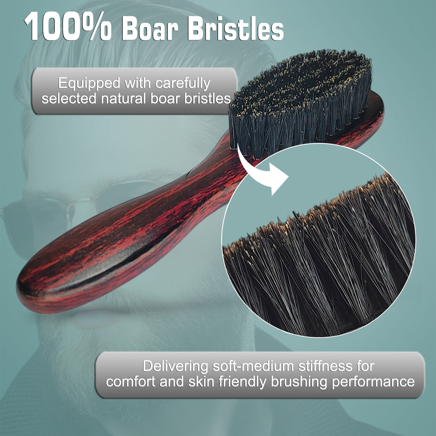 Mini szczotka do brody z włosi – Men'S Grooming Pictures recenzja i cena
